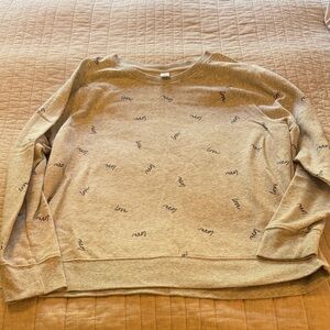 Old Navy Sweatshirt with Love Print
